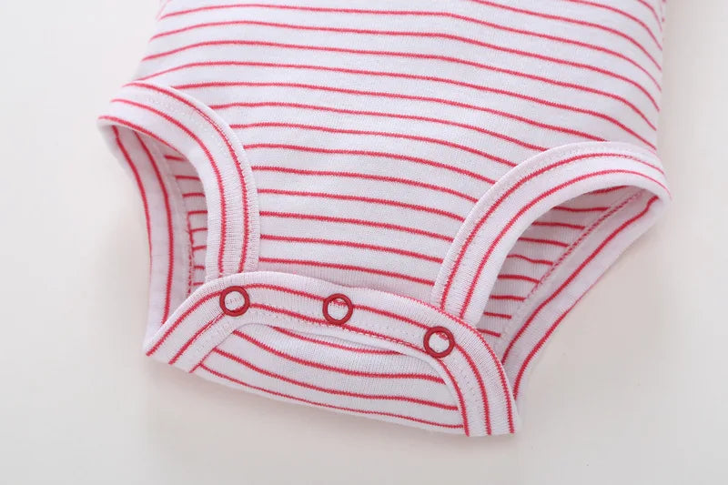 Baby Clothes Set – 100% Cotton Cartoon Bodysuit & Pants for Newborn Boys & Girls