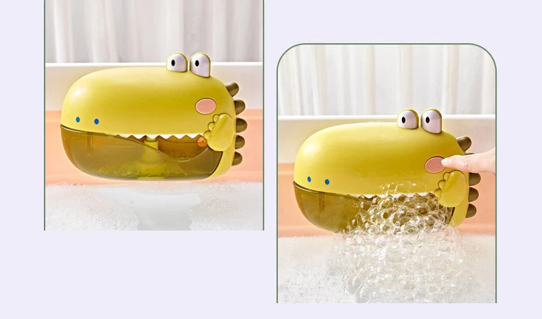 Musical Dinosaur Bubble Bath Toy – Automatic Bubble Maker for Kids | Fun Bathtub Toy for Toddlers & Babies