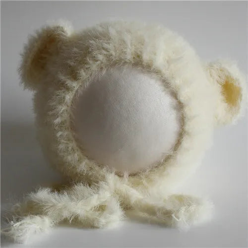 Newborn Bear Hat – Soft Baby Photography Prop for Boys & Girls