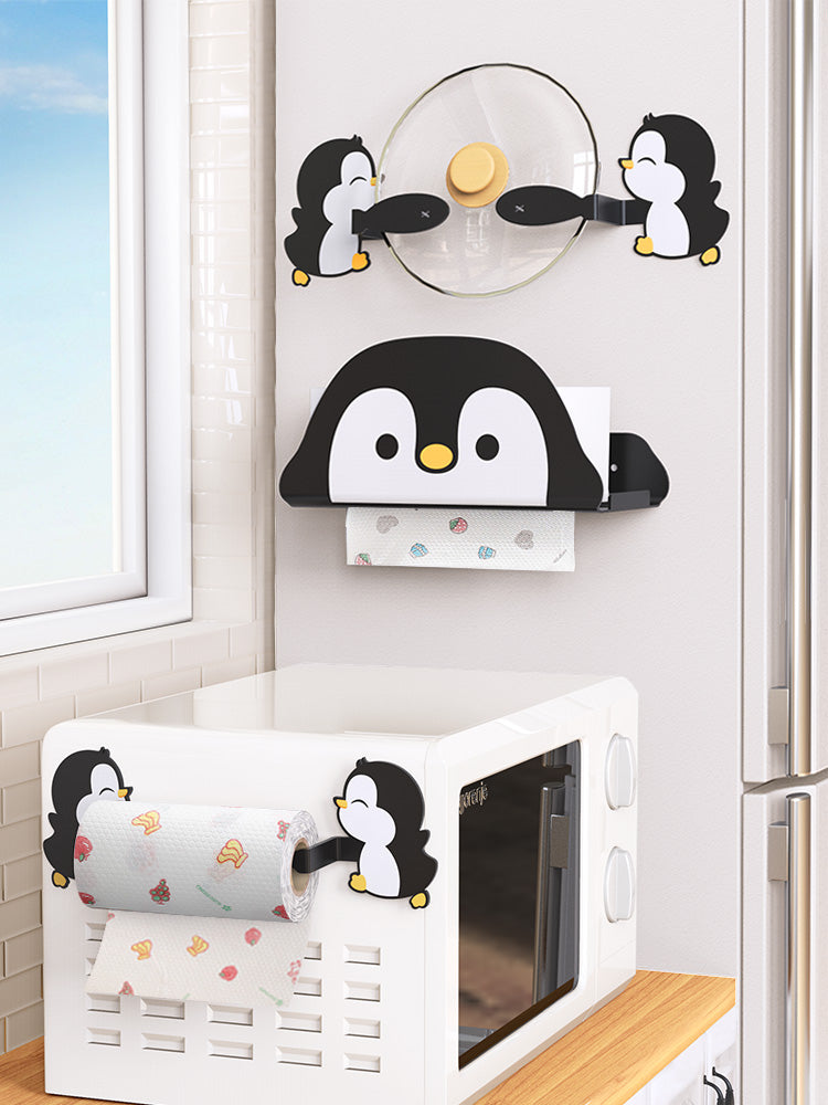 Penguin Magnetic Holder Set β Adorable & Handy Kitchen Storage
