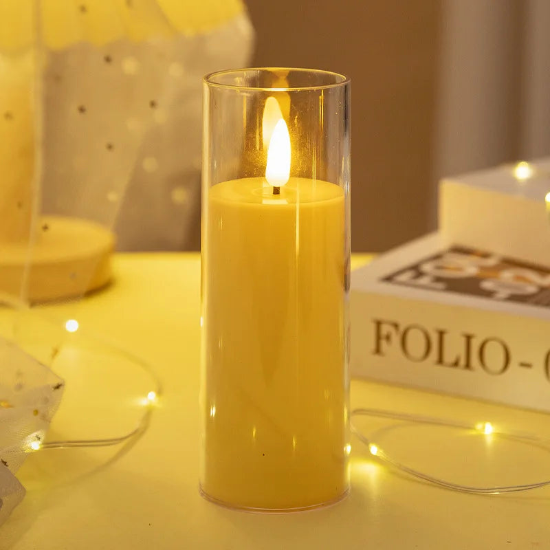 LED Flameless Flickering Tealight Candles (Set of 1/3/9)