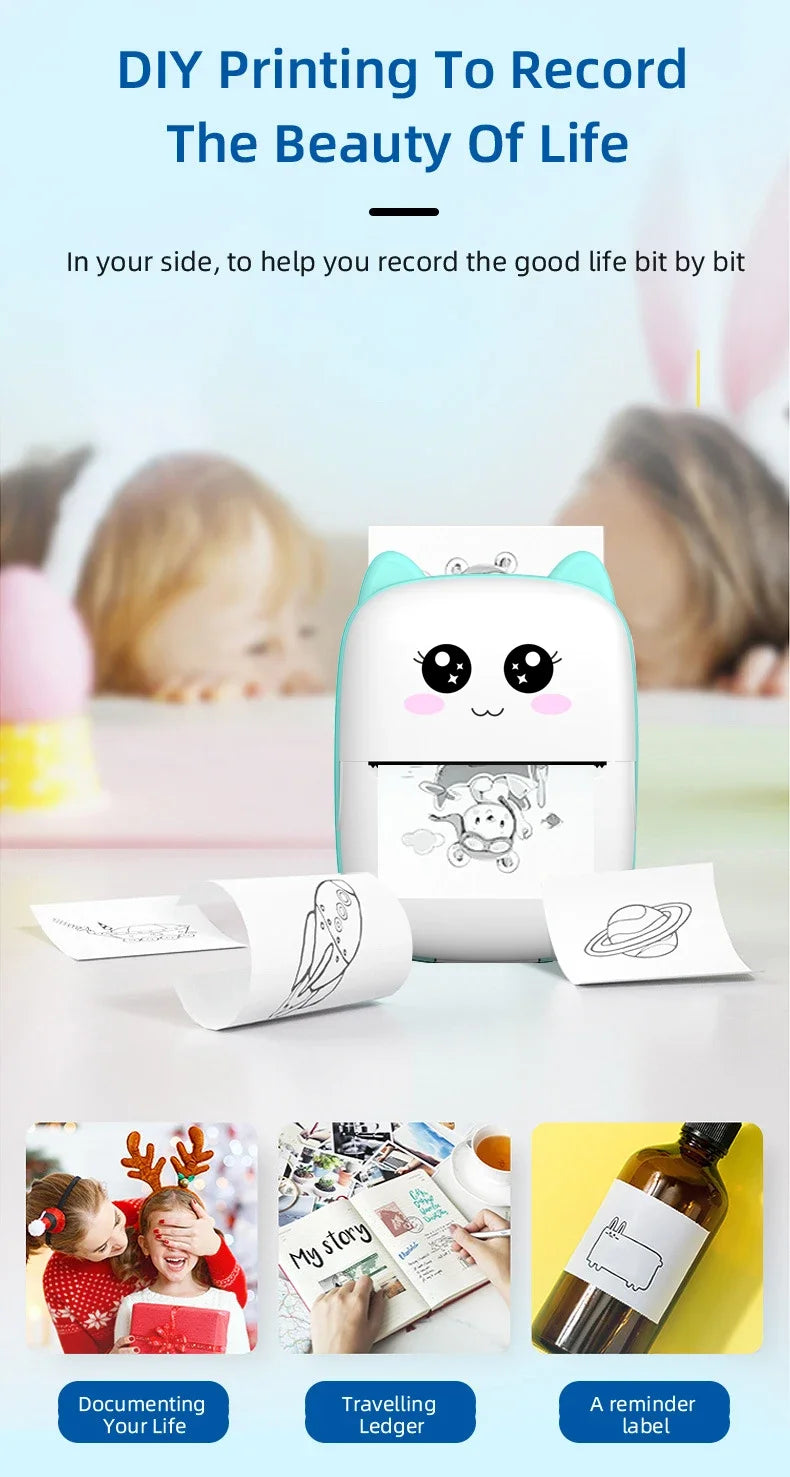 QuickPrint Mini – Pocket-Sized Thermal Printer for Android & iOS