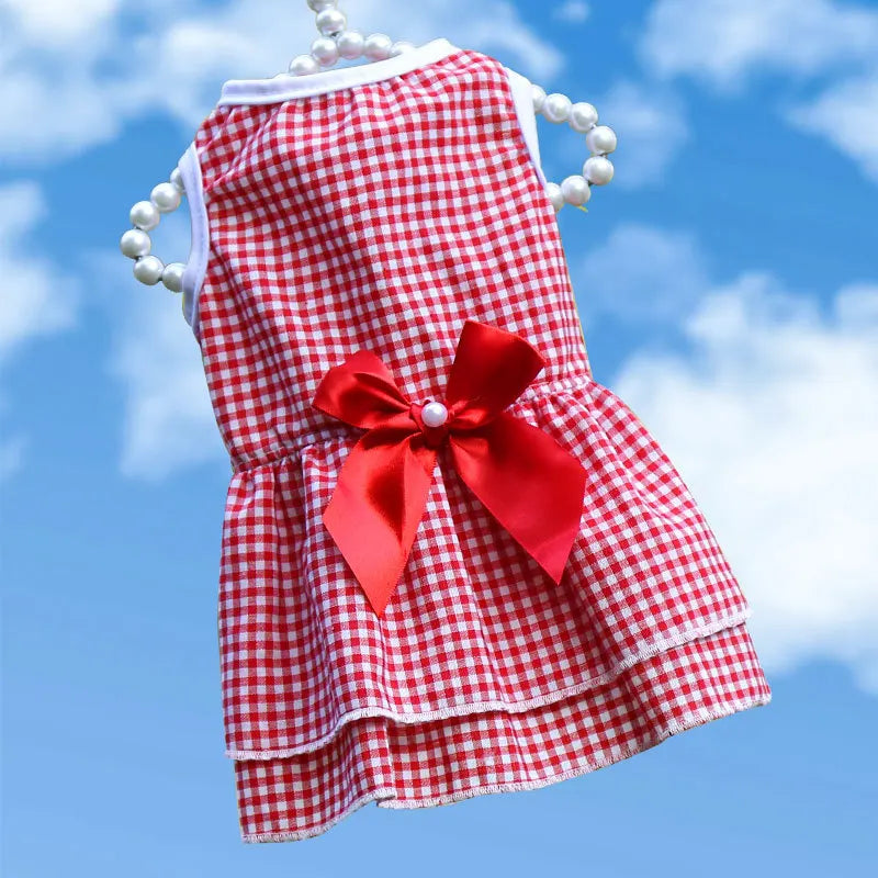 Cute Summer Dog Dress – Lightweight Flower Princess Skirt for Small Dogs & Cats