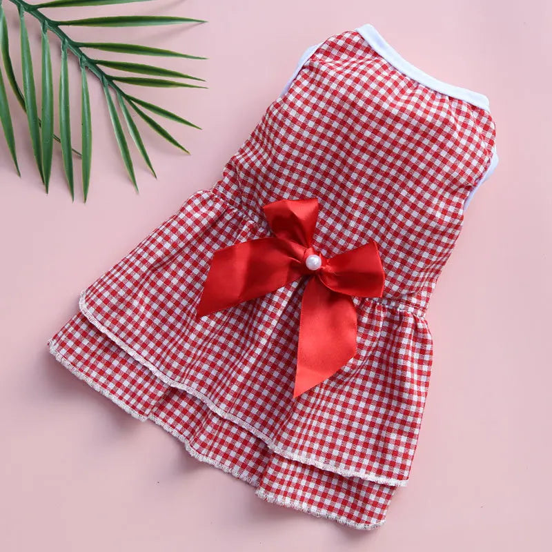 Cute Summer Dog Dress – Lightweight Flower Princess Skirt for Small Dogs & Cats