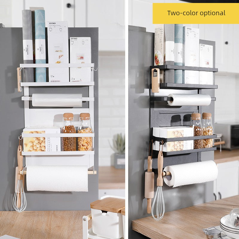 Magnetic kitchen storage rack