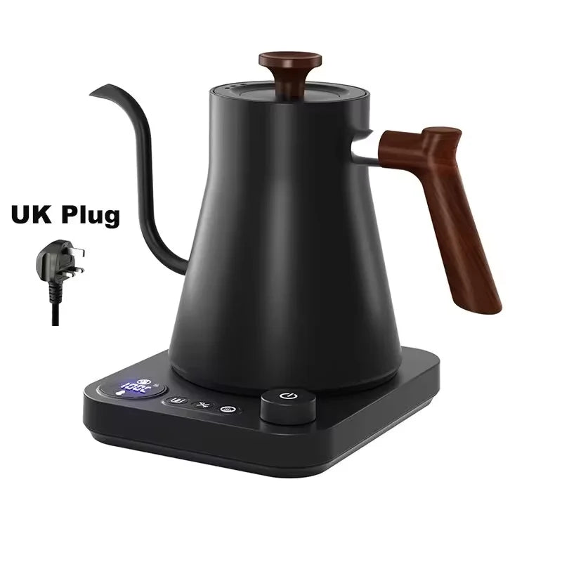 Electric Gooseneck Kettle 900ML – Temperature Control Pour Over Coffee & Tea Kettle