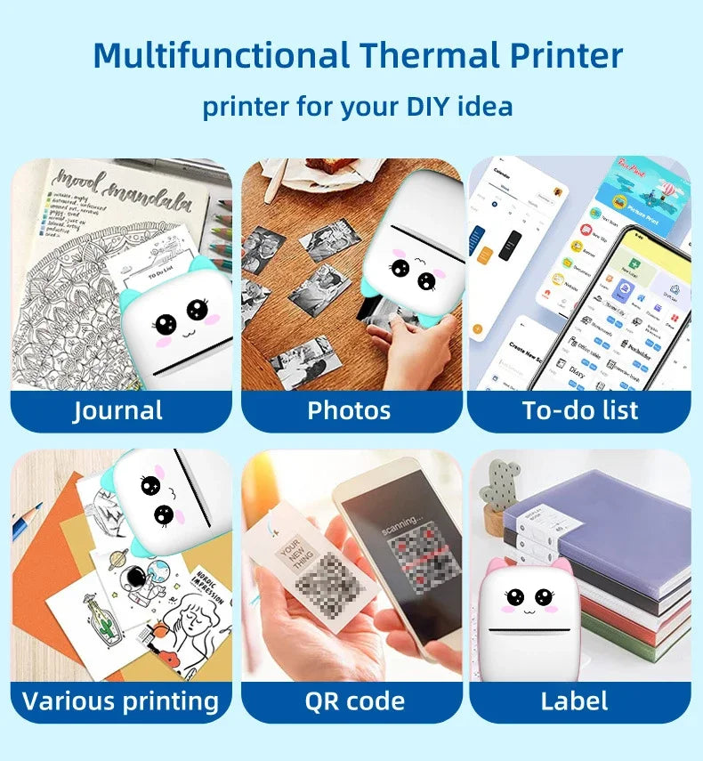 QuickPrint Mini – Pocket-Sized Thermal Printer for Android & iOS