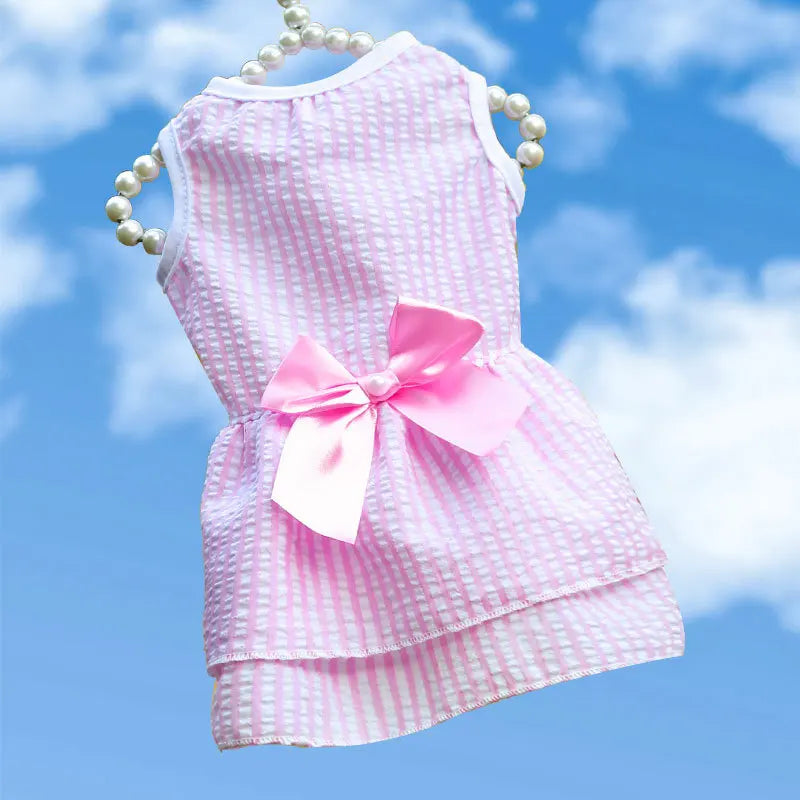 Cute Summer Dog Dress – Lightweight Flower Princess Skirt for Small Dogs & Cats