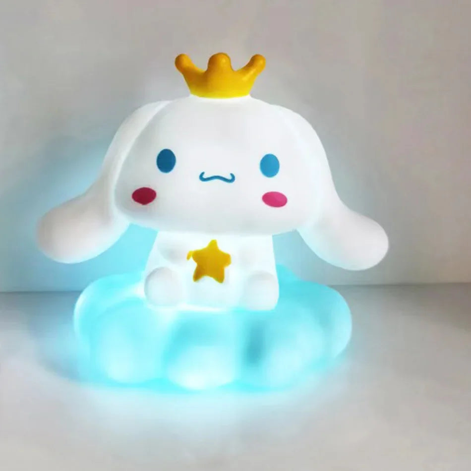 Sanrio Kawaii Night Light – Cinnamoroll & Kuromi LED Cloud Lamp for Kids