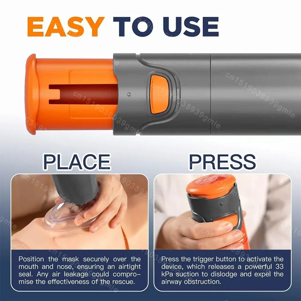 Anti-Choking Device – Portable First Aid CPR Rescue Tool for Adults & Children