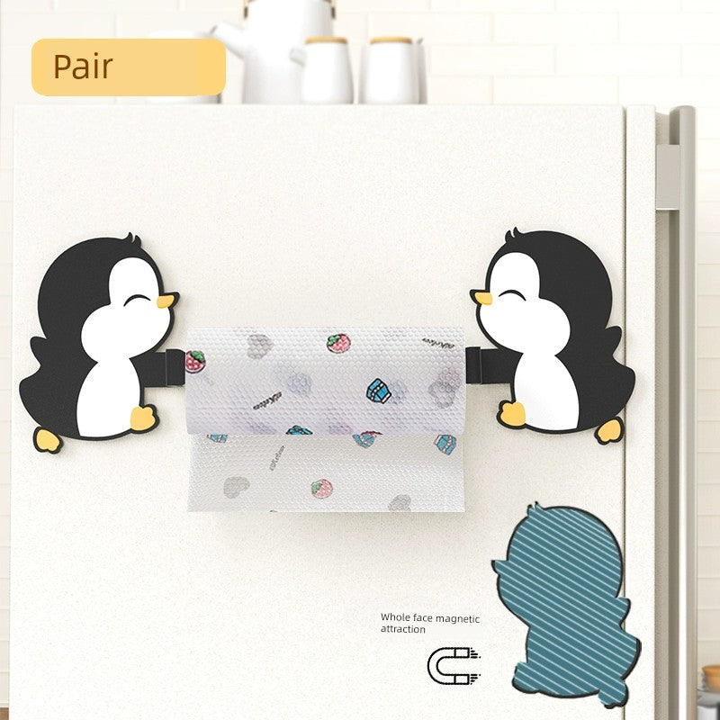 Penguin Magnetic Holder Set β Adorable & Handy Kitchen Storage