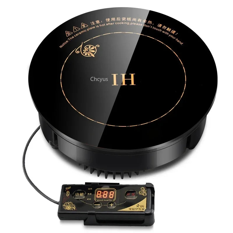 Portable Electric Induction Cooktop – 800W Mini Hot Pot & Tea Boiler Stove, Waterproof Burner
