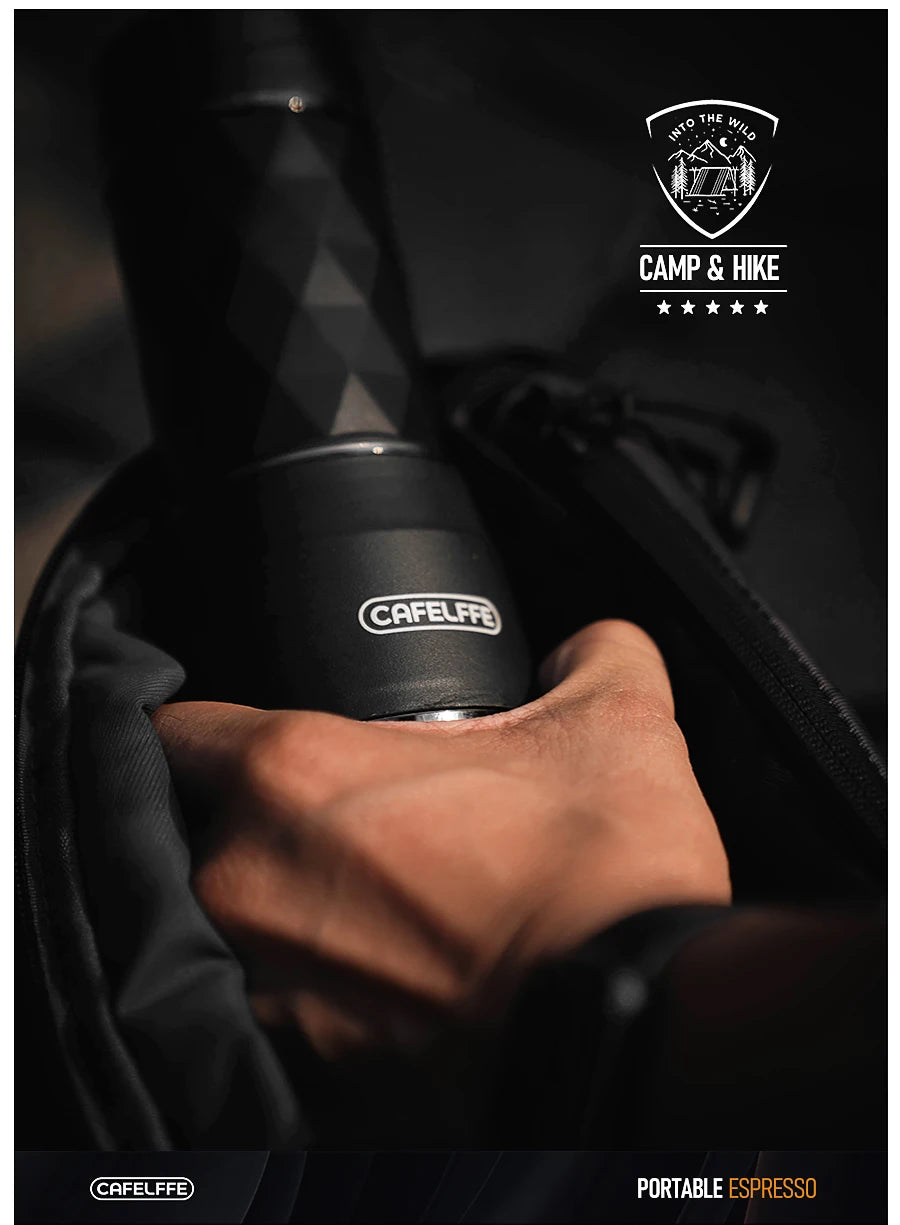 Portable Hand-Press Espresso Maker | Enjoy Hot & Cold Brew on the Move.