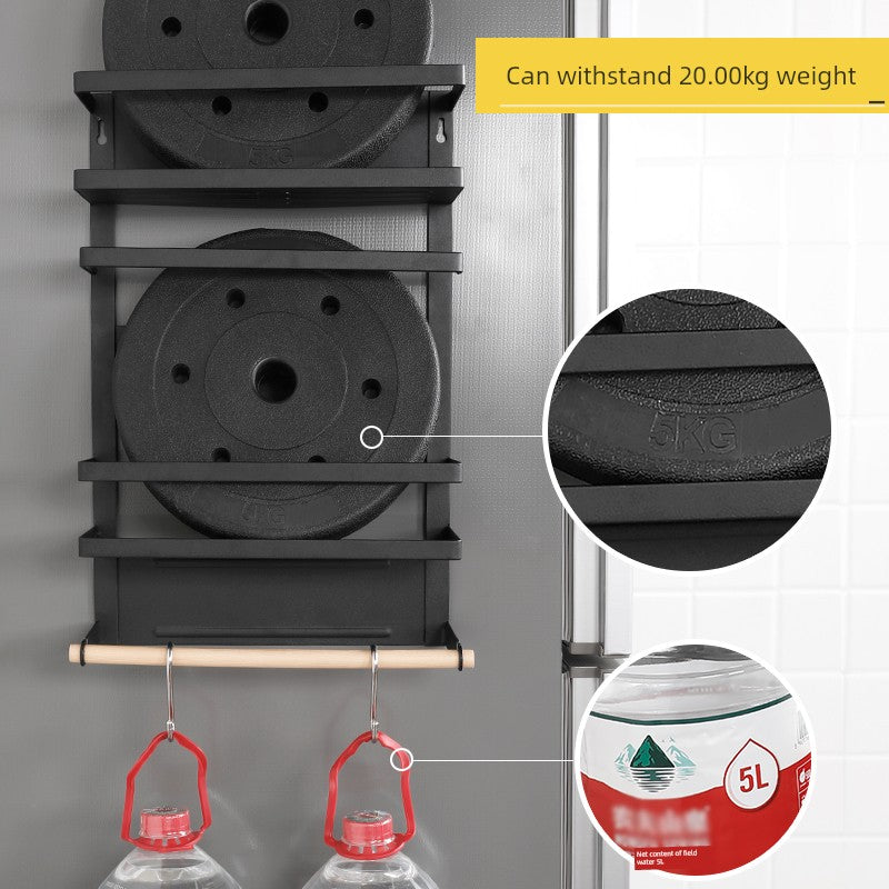 Magnetic kitchen storage rack