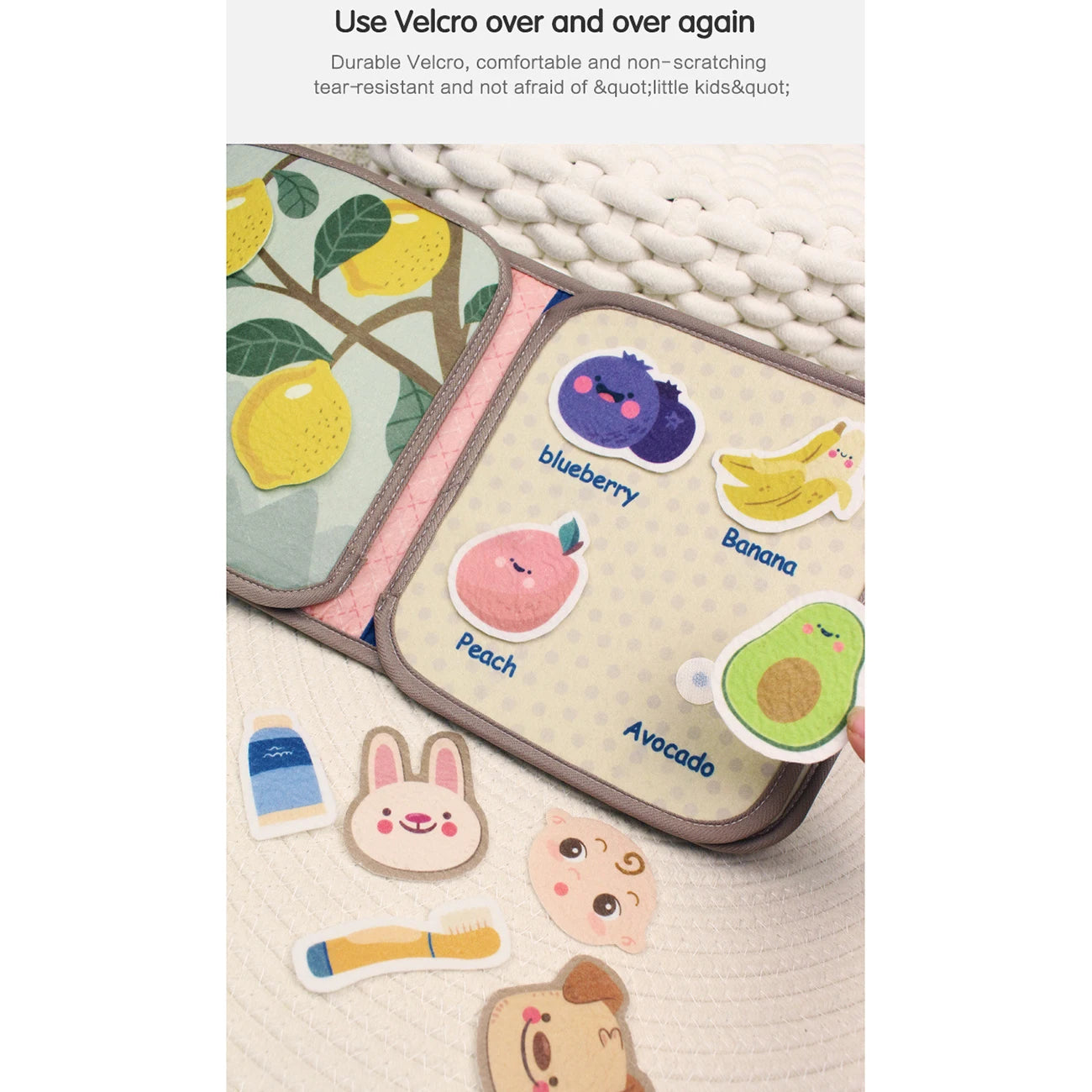 Soft Cloth Baby Books – Early Learning & Sensory Educational Toy Set for Infants & Toddlers | Parent-Child Interactive Books