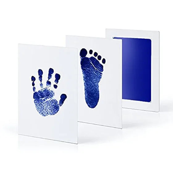 Baby Handprint & Footprint Ink Pad Kit – Non-Toxic Newborn Keepsake for Baby Gifts & Souvenirs