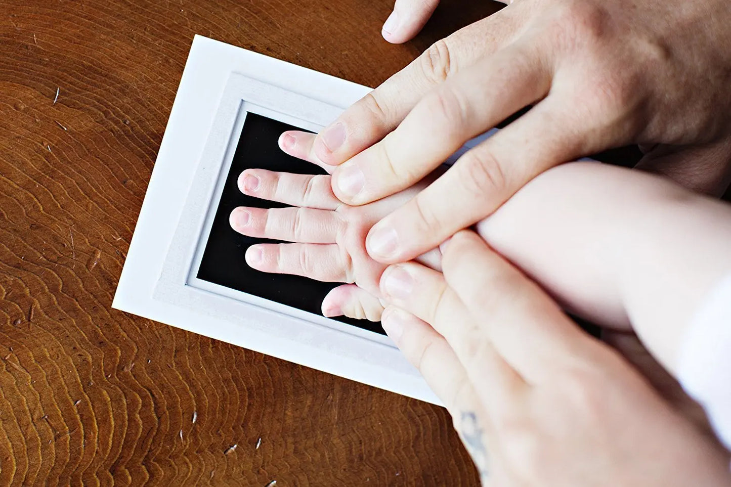 Baby Handprint & Footprint Ink Pad Kit – Non-Toxic Newborn Keepsake for Baby Gifts & Souvenirs