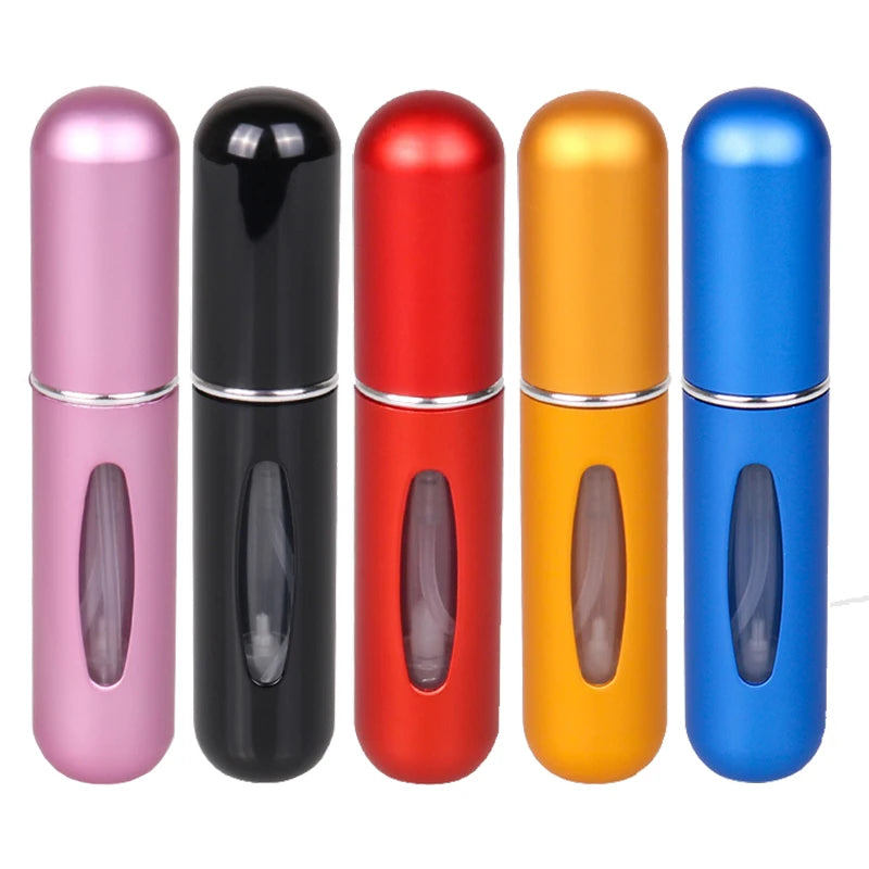 5ml Refillable Perfume Atomizer – Portable Travel Spray Bottle for Fragrance & Liquids
