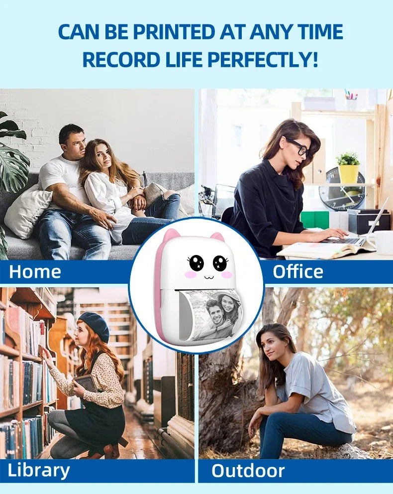 QuickPrint Mini – Pocket-Sized Thermal Printer for Android & iOS