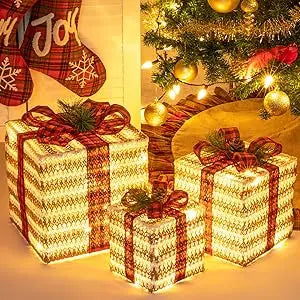 CHRISTMAS LIGHTS GIFT BOXES SET Style and Sanctuary