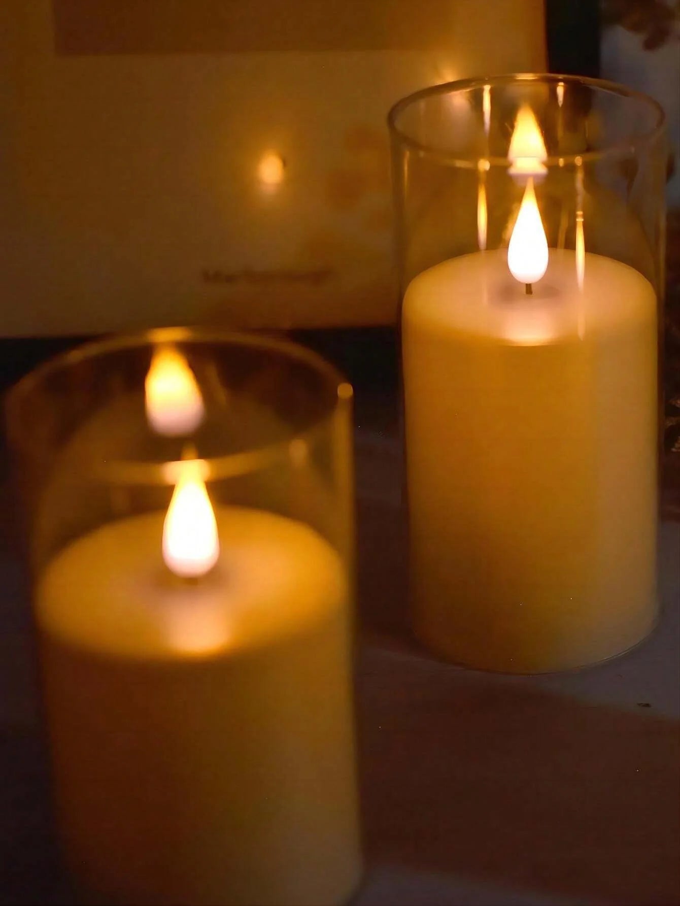 LED Flameless Flickering Tealight Candles (Set of 1/3/9)