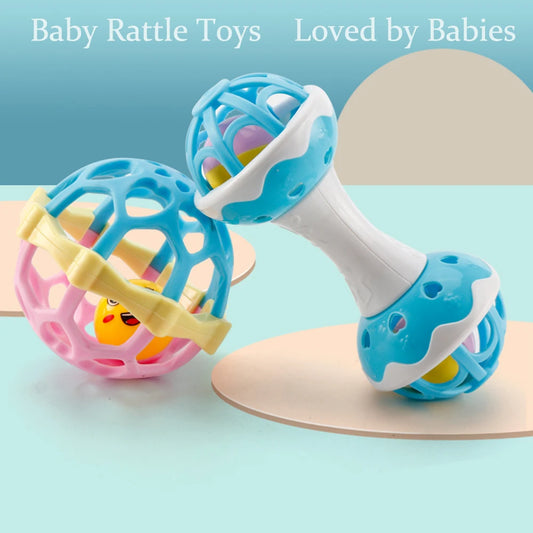 Baby Rattle Toy – Sensory & Fine Motor Development Toy for Infants 3–12 Months
