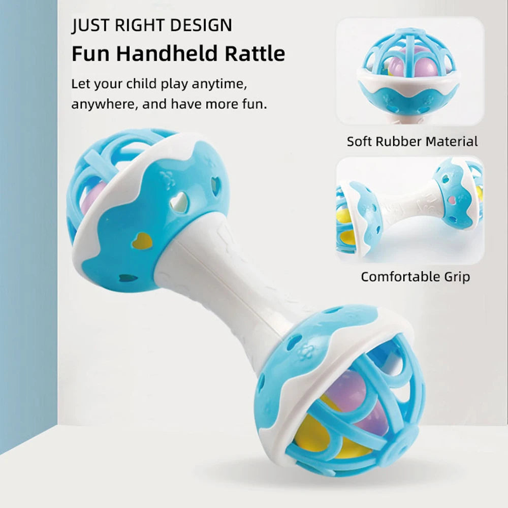 Baby Rattle Toy – Sensory & Fine Motor Development Toy for Infants 3–12 Months