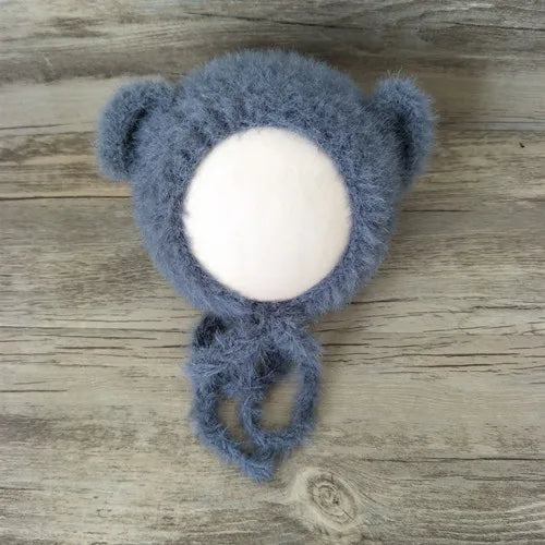 Newborn Bear Hat – Soft Baby Photography Prop for Boys & Girls