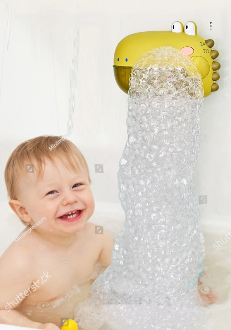 Musical Dinosaur Bubble Bath Toy – Automatic Bubble Maker for Kids | Fun Bathtub Toy for Toddlers & Babies