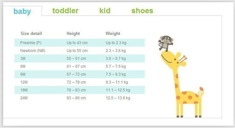 Baby Clothes Set – 100% Cotton Cartoon Bodysuit & Pants for Newborn Boys & Girls