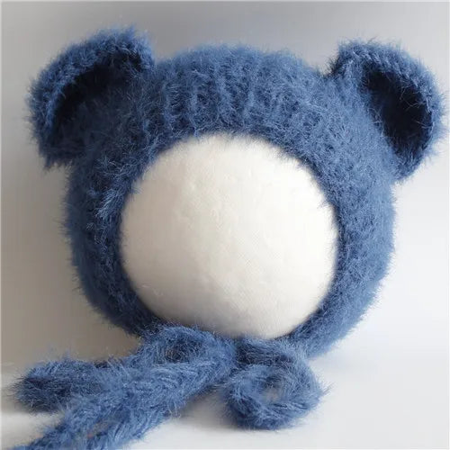 Newborn Bear Hat – Soft Baby Photography Prop for Boys & Girls
