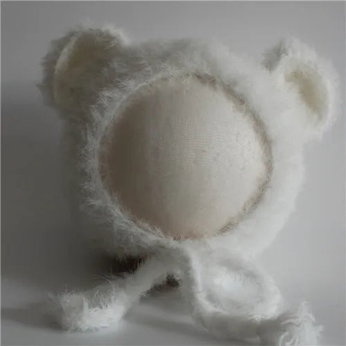 Newborn Bear Hat – Soft Baby Photography Prop for Boys & Girls