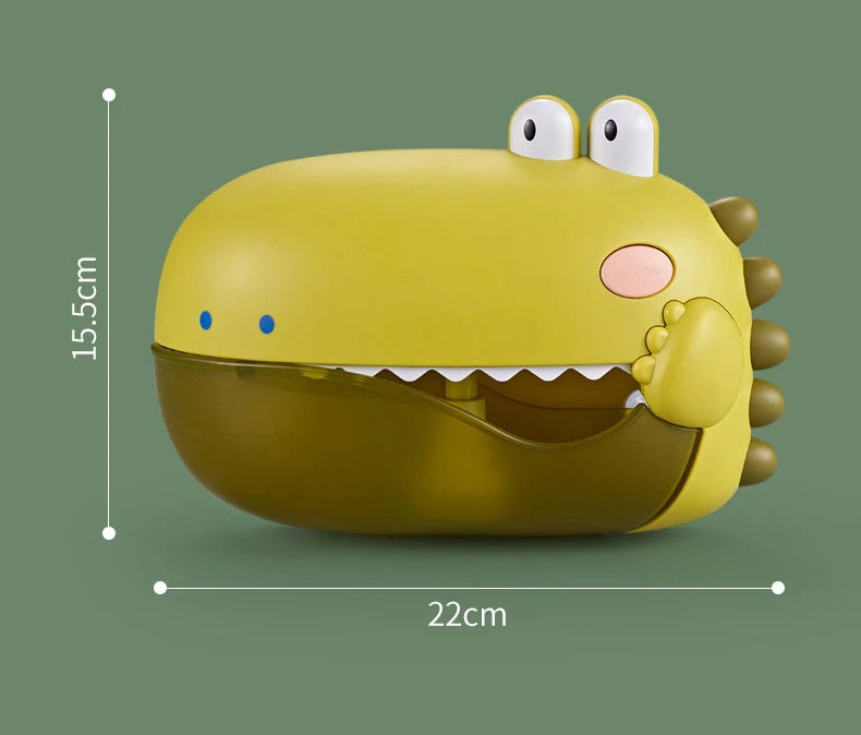 Musical Dinosaur Bubble Bath Toy – Automatic Bubble Maker for Kids | Fun Bathtub Toy for Toddlers & Babies
