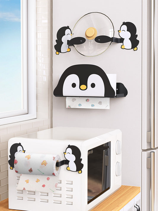 Penguin Magnetic Holder Set – Adorable & Handy Kitchen Storage