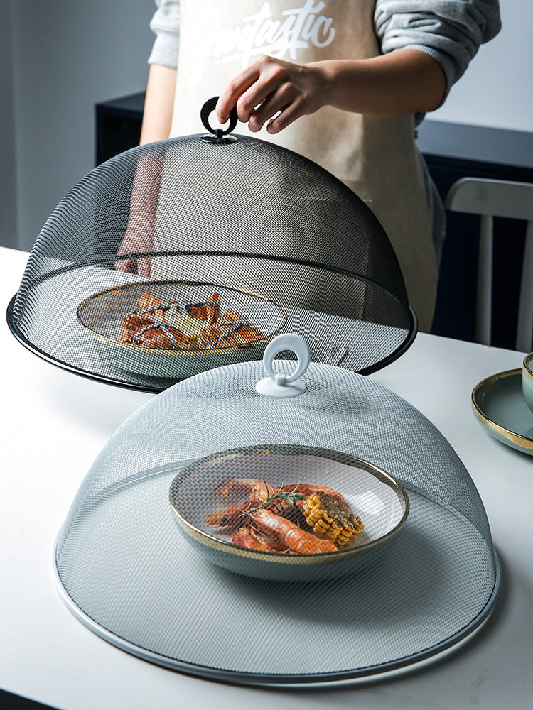 SafeServe™ Mesh Food Cover – Dustproof Dome for Table