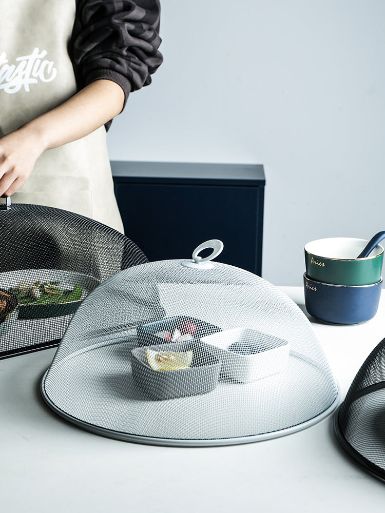 SafeServe™ Mesh Food Cover – Dustproof Dome for Table