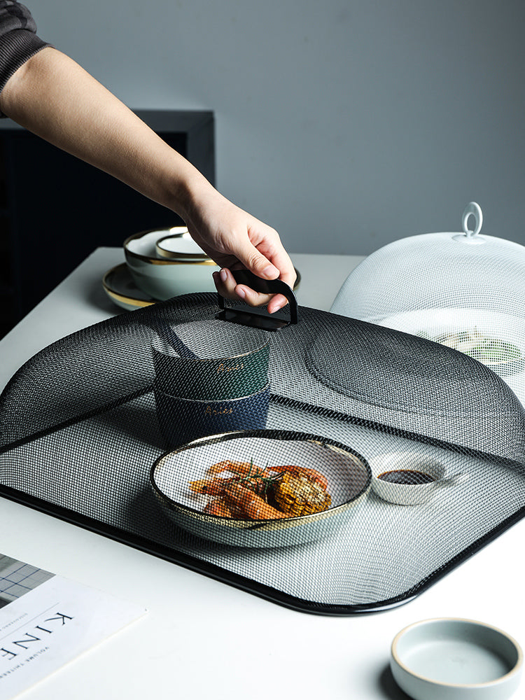 SafeServe™ Mesh Food Cover – Dustproof Dome for Table