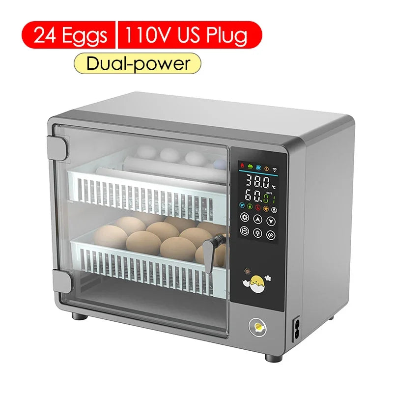 Dreamburgh 24-Egg Fully Automatic Digital Incubator with Auto Turner & Humidity Control