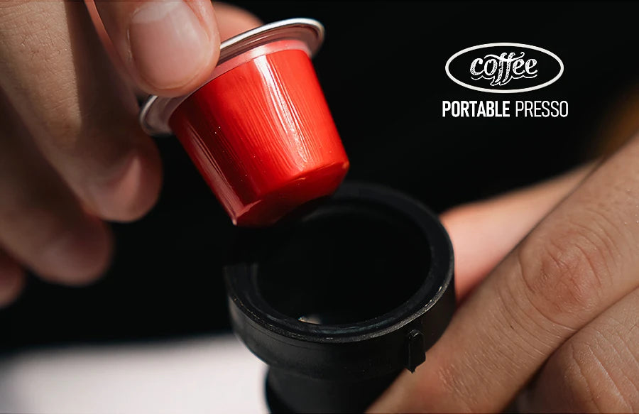 Portable Hand-Press Espresso Maker | Enjoy Hot & Cold Brew on the Move.
