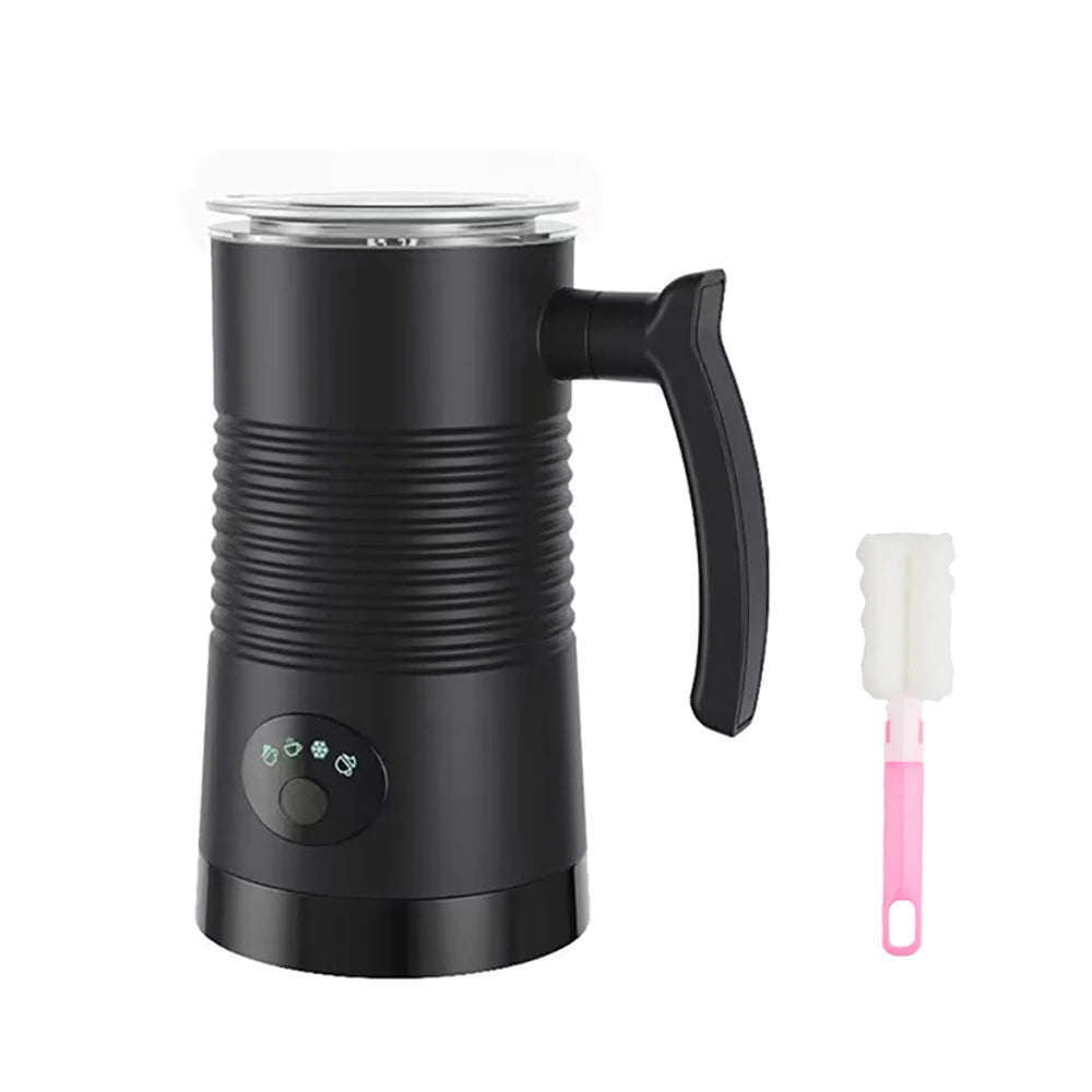 4-in-1 Electric Milk Frother and Steamer – Hot & Cold Foam Maker for Coffee, Latte, Cappuccino