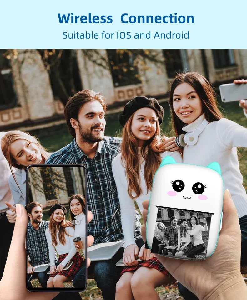 QuickPrint Mini – Pocket-Sized Thermal Printer for Android & iOS
