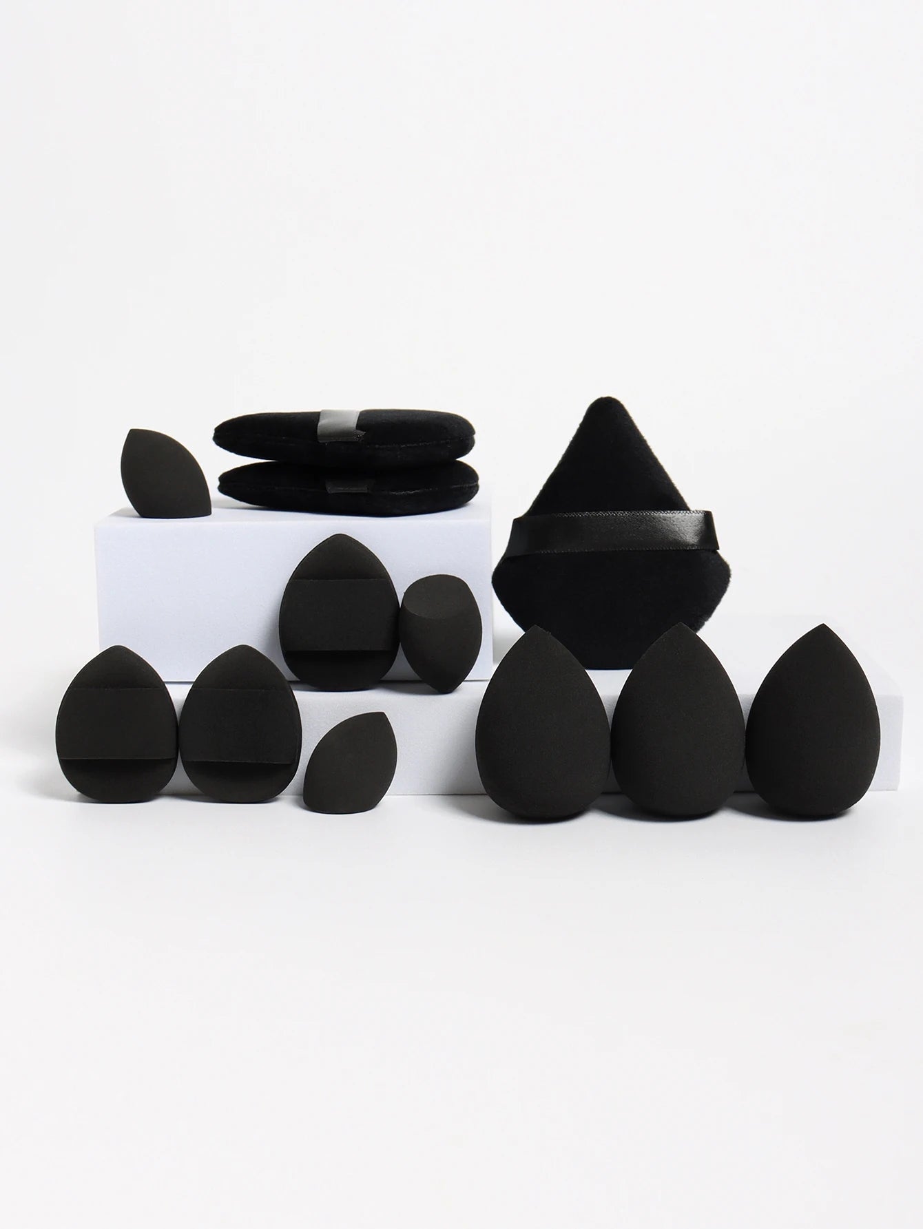 Velvé Beauty 12-Piece Makeup Sponge Set – Ultra-Soft Blenders, Powder Puffs & Cushion Applicators