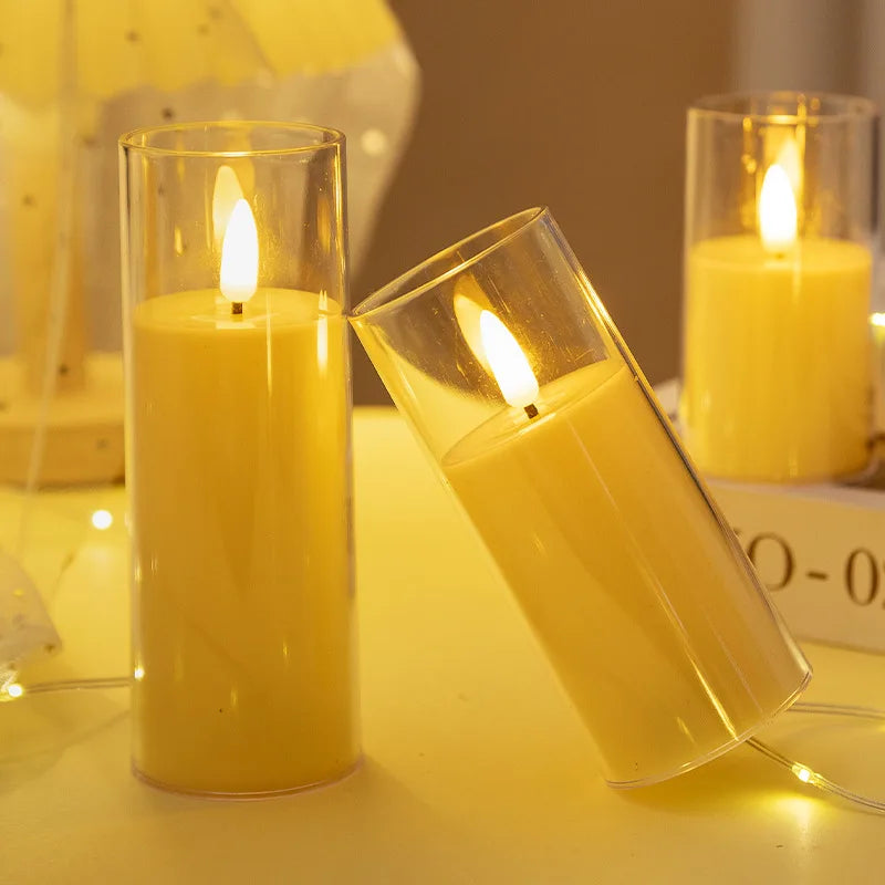 LED Flameless Flickering Tealight Candles (Set of 1/3/9)