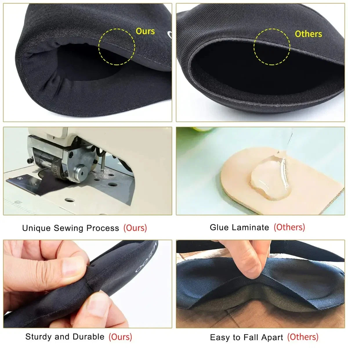 3D Blindfold Sleep Mask – Deep Sleep, Zero Pressure for Men and Women