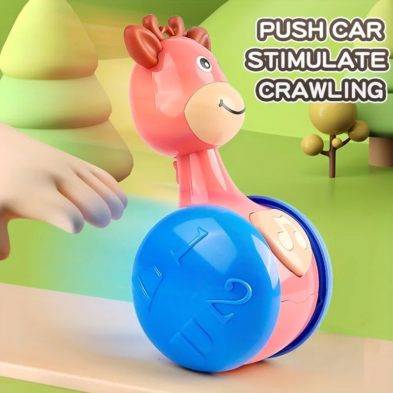 Roly Poly Tumbler Toy for Babies 6-12 Months – Wobbler Climbing & Sensory Learning Toy