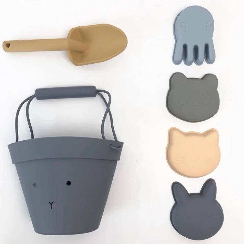 Baby Beach & Bath Toy Set – Cute Animal Swim Toys with Sand Molds for Toddlers & Kids | Summer Water Play & Sandbox Tools