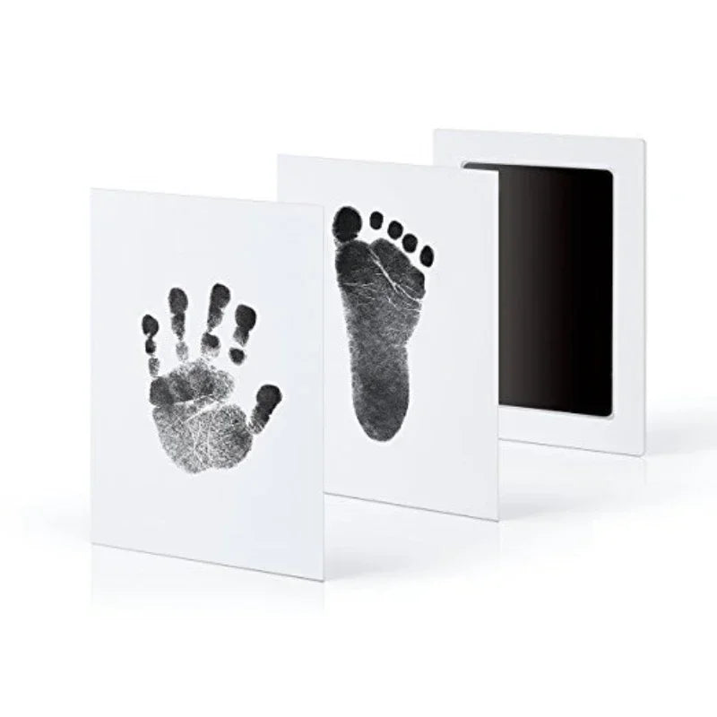Baby Handprint & Footprint Ink Pad Kit – Non-Toxic Newborn Keepsake for Baby Gifts & Souvenirs