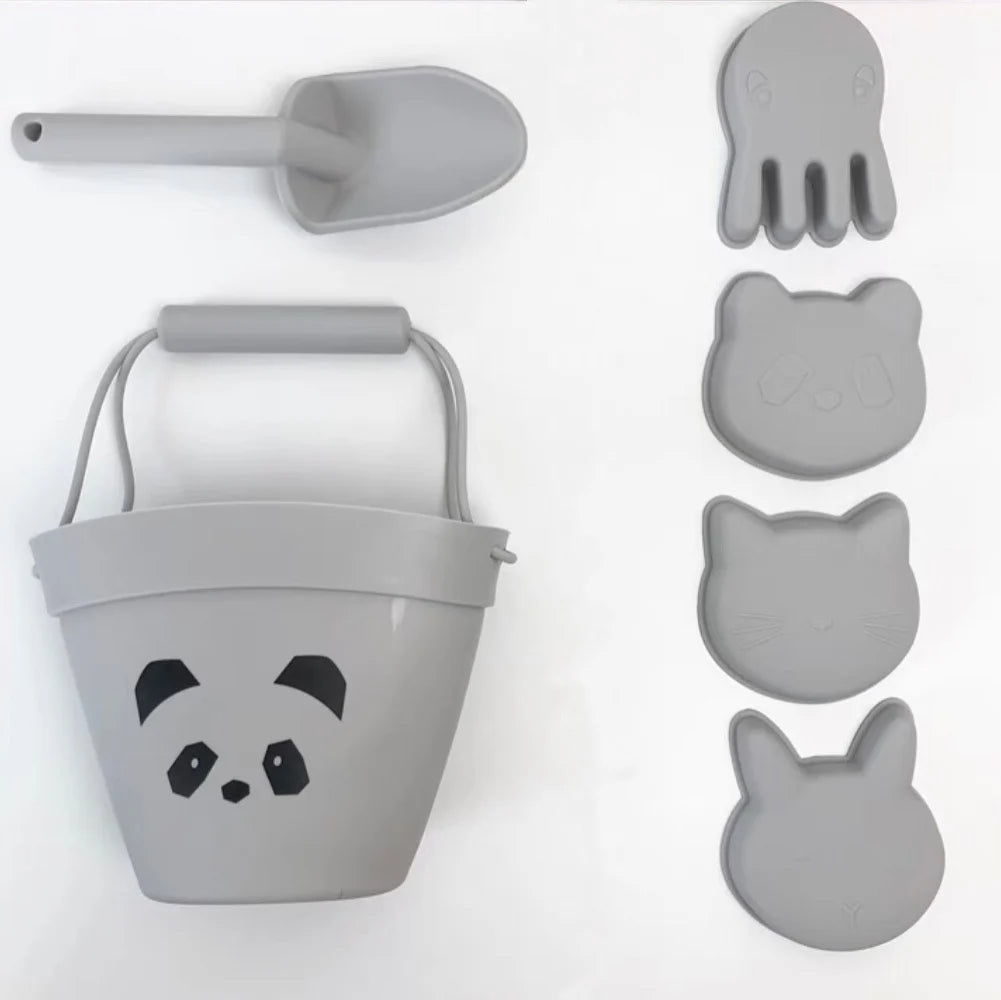Baby Beach & Bath Toy Set – Cute Animal Swim Toys with Sand Molds for Toddlers & Kids | Summer Water Play & Sandbox Tools
