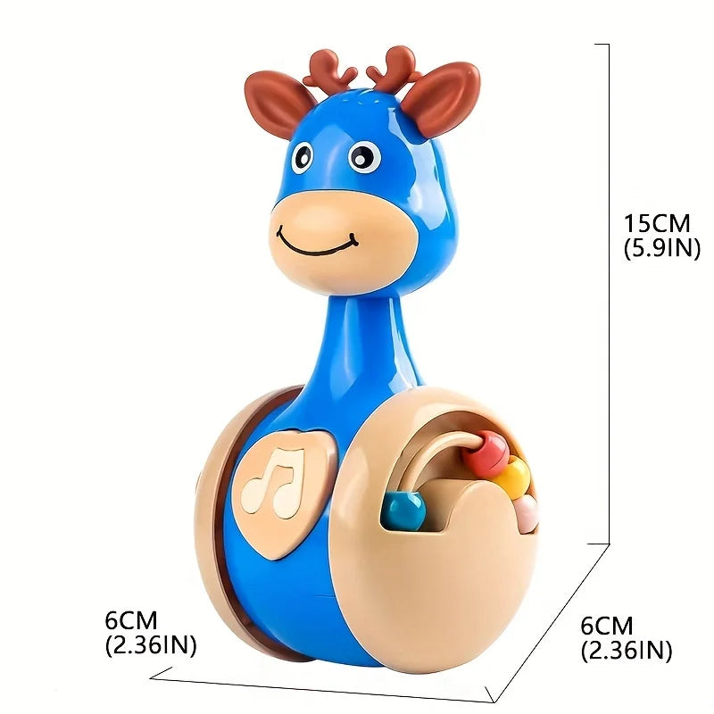 Roly Poly Tumbler Toy for Babies 6-12 Months – Wobbler Climbing & Sensory Learning Toy