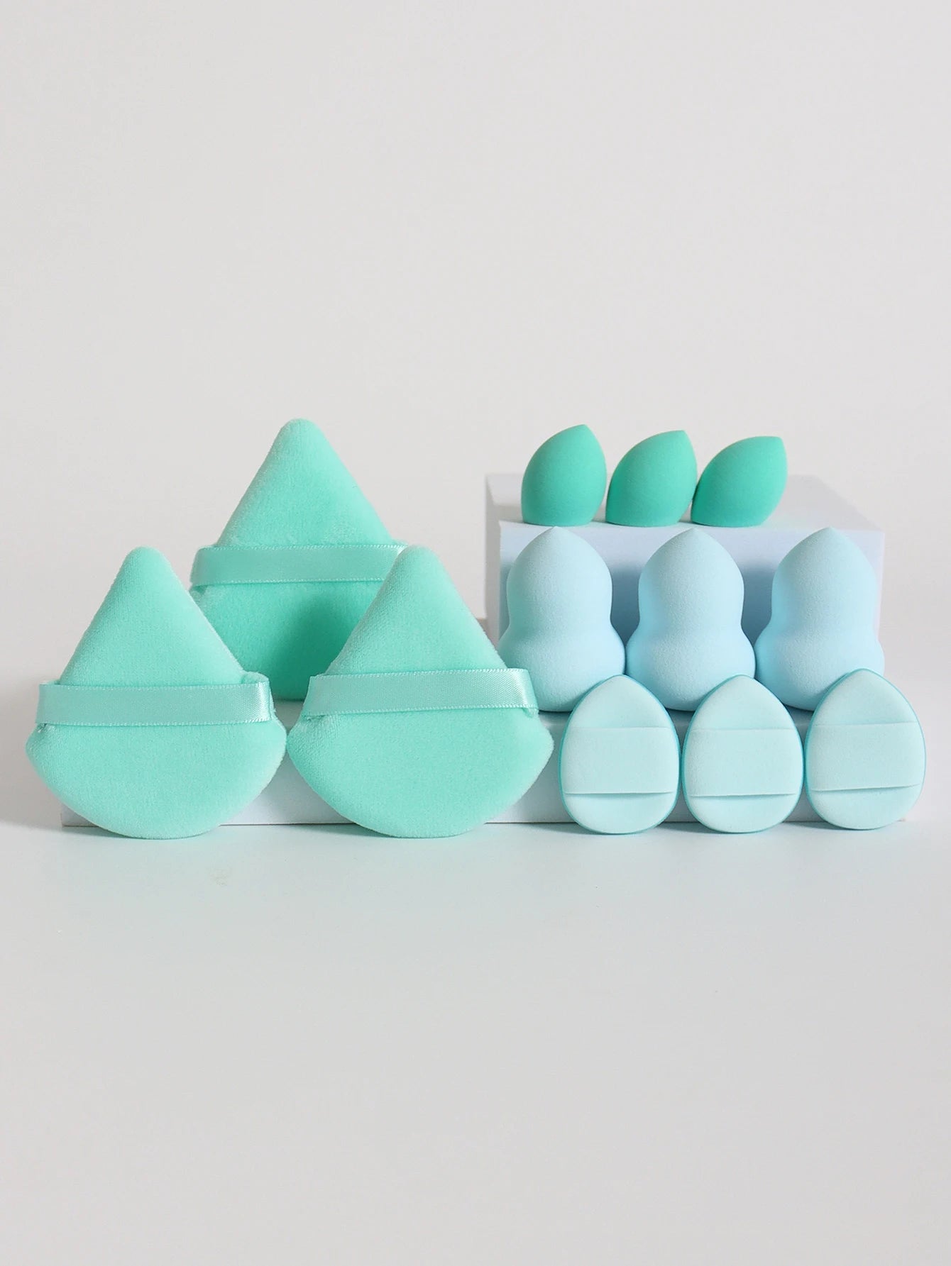 Velvé Beauty 12-Piece Makeup Sponge Set – Ultra-Soft Blenders, Powder Puffs & Cushion Applicators